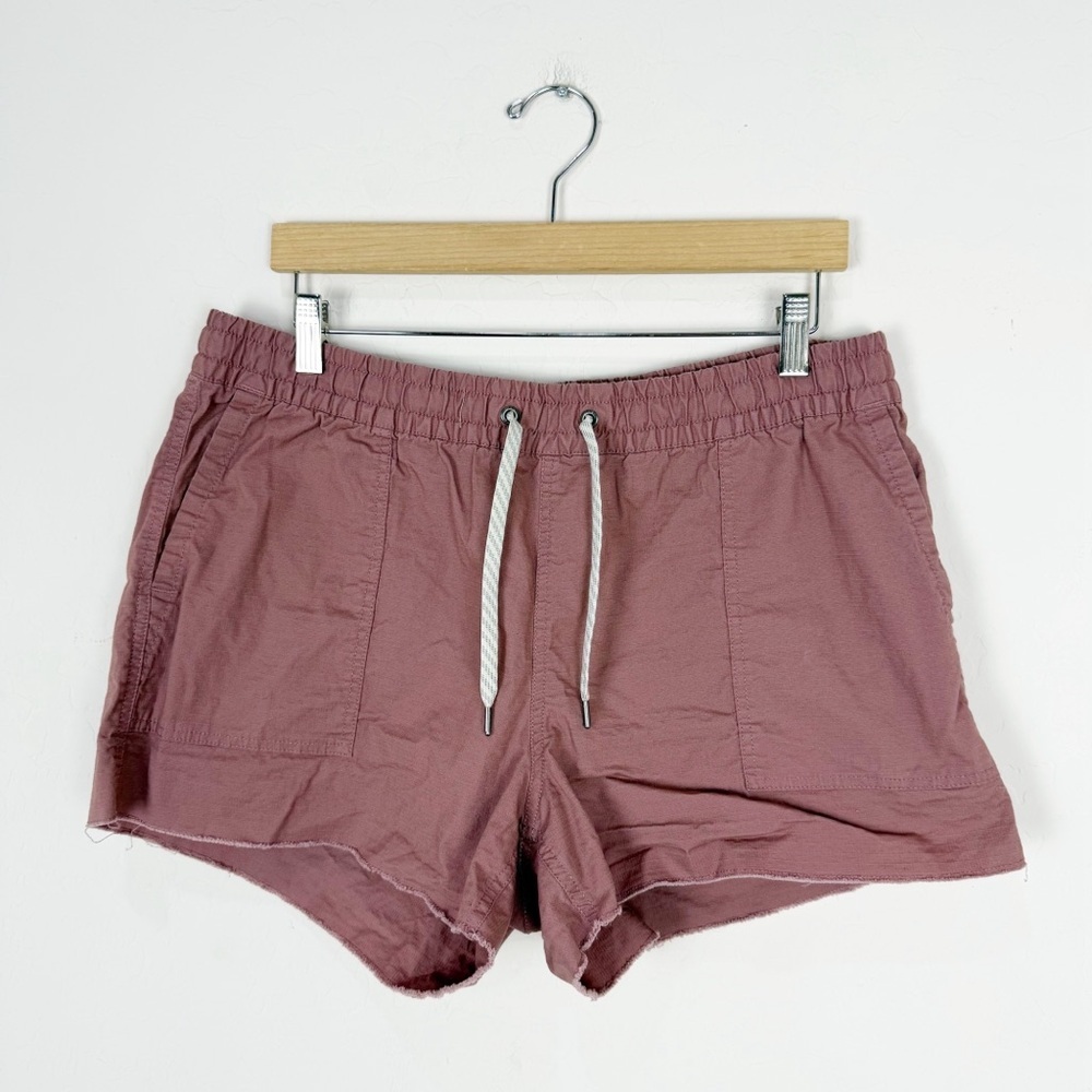 Vuori Mauve Vintage Ripstop Shorts Womens Pull On Elastic Waist - Picture 5 of 10